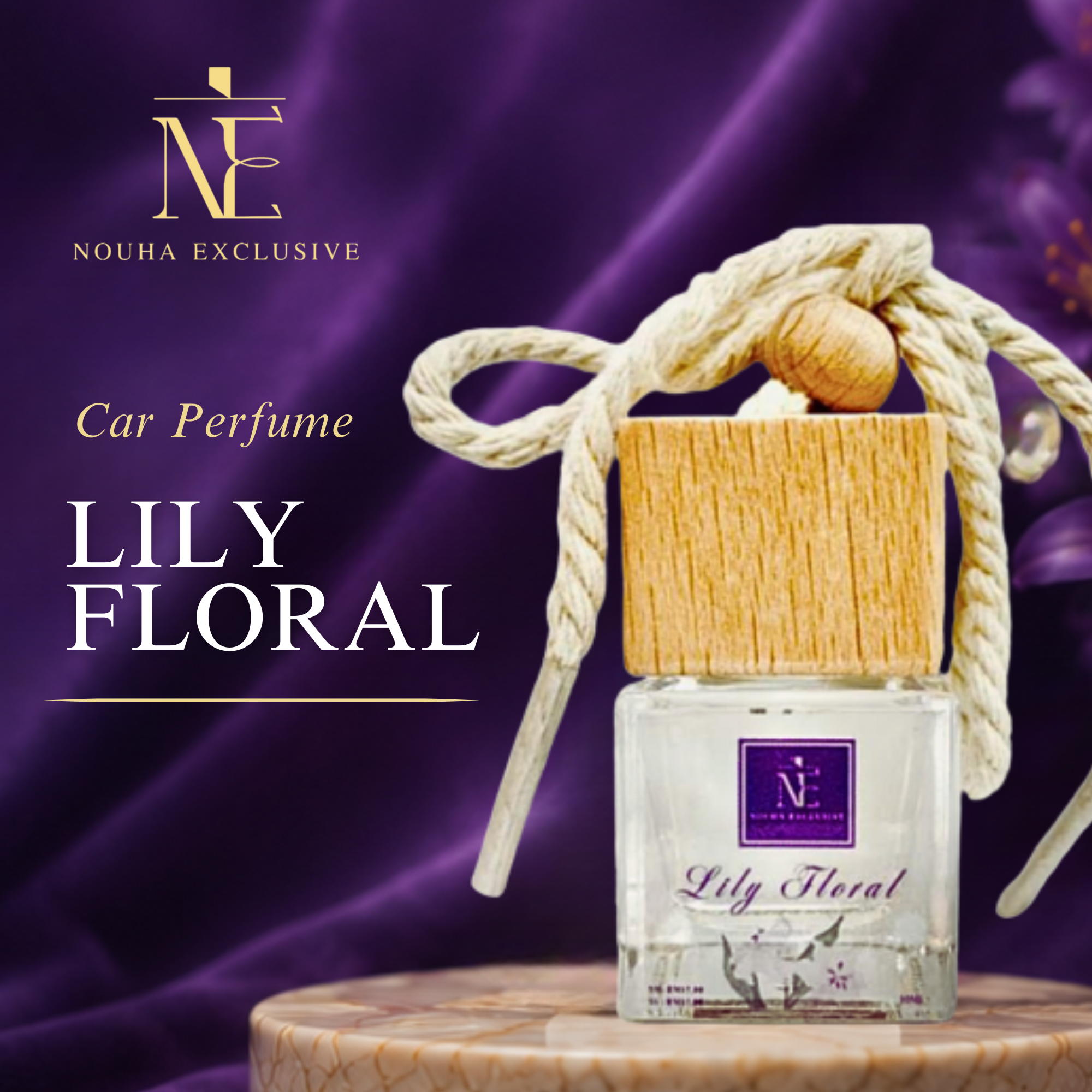 Lily Floral Car Perfume